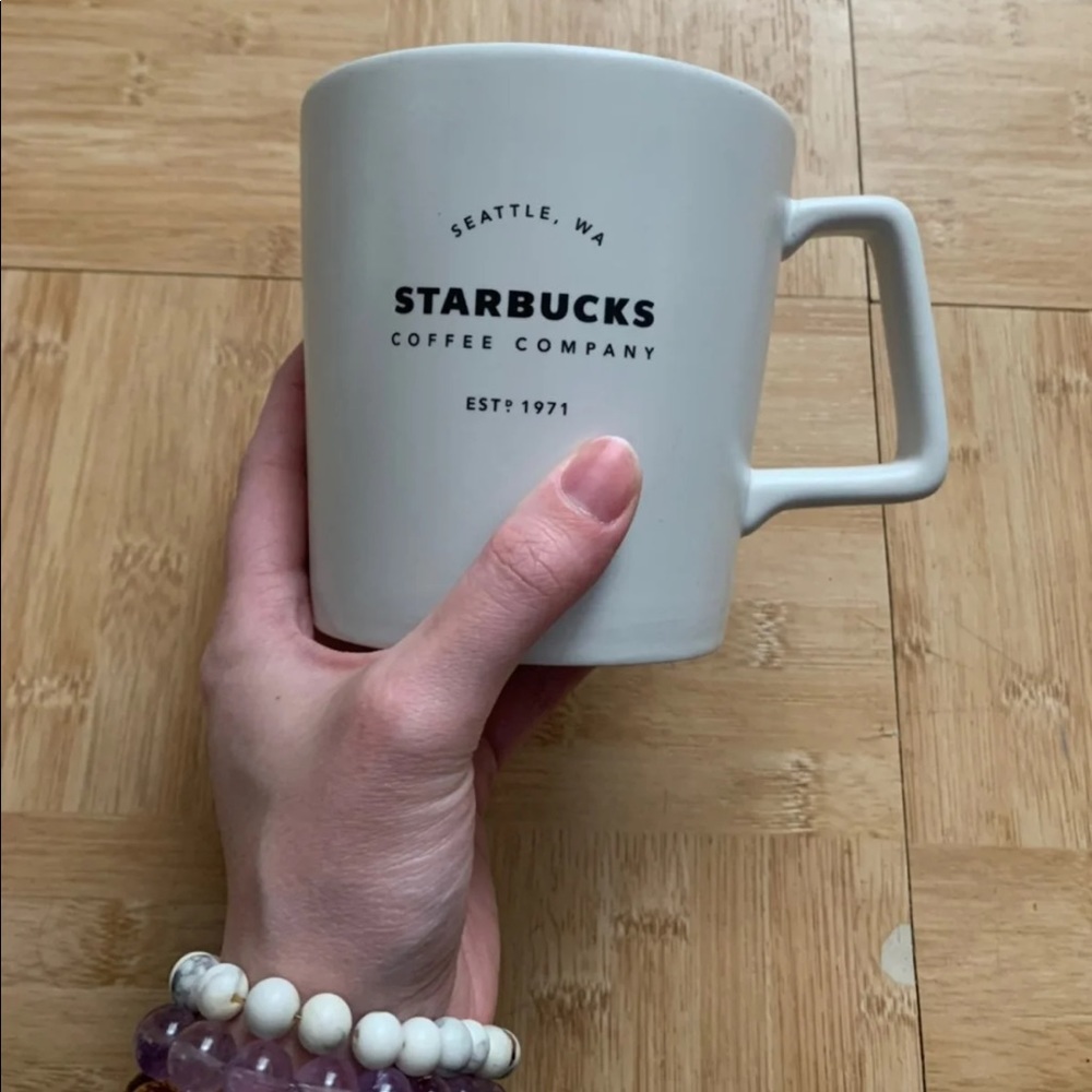 Left handed large Starbucks mug